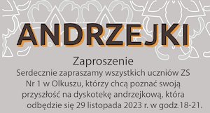 Zaprosznie na Andrzejki